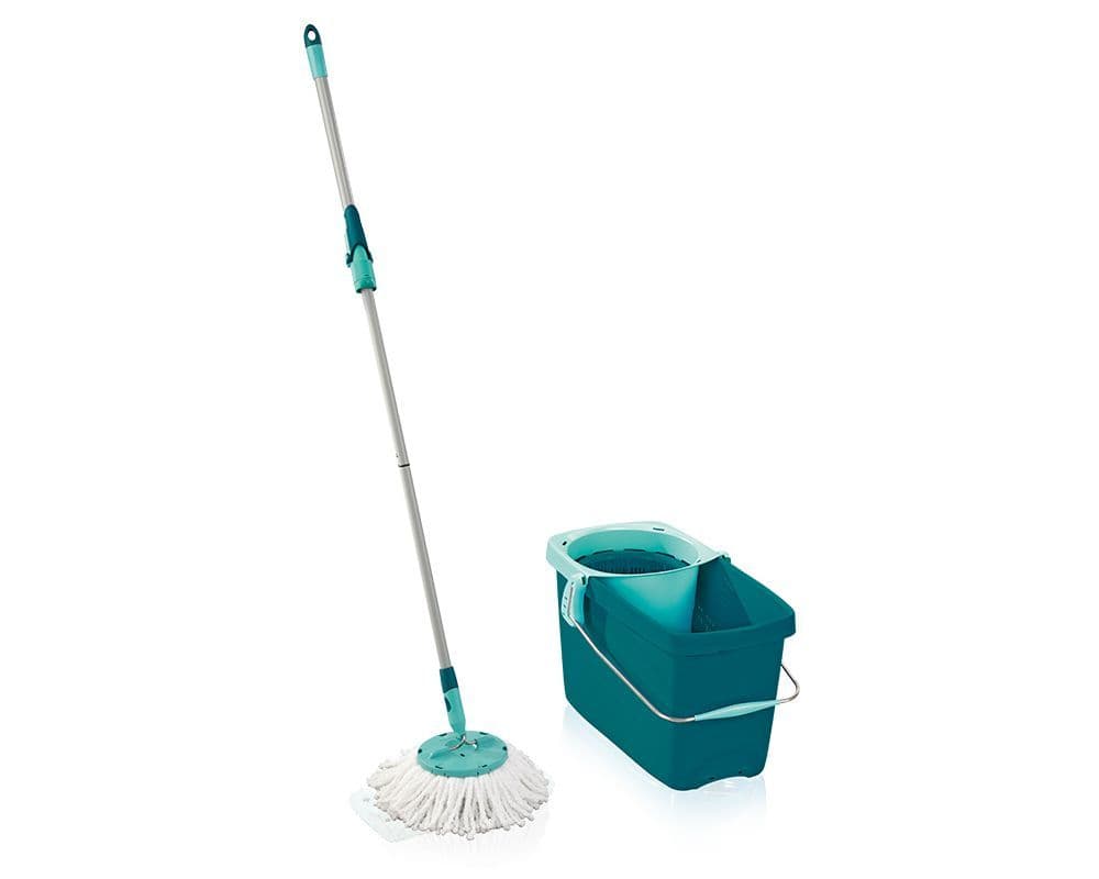 LEIFHEIT  Clean Twist System Disc Mop and Bucket Set - Leifheit