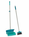 LEIFHEIT Long Handled Closed Dustpan And Brush Set - Leifheit