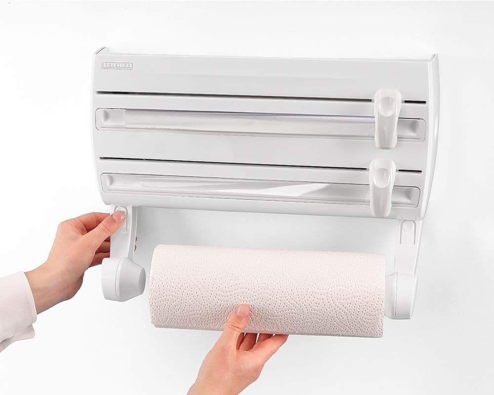 LEIFHEIT Parat F2 Wall Mounted Kitchen Paper Towel Roll Holder White - Leifheit