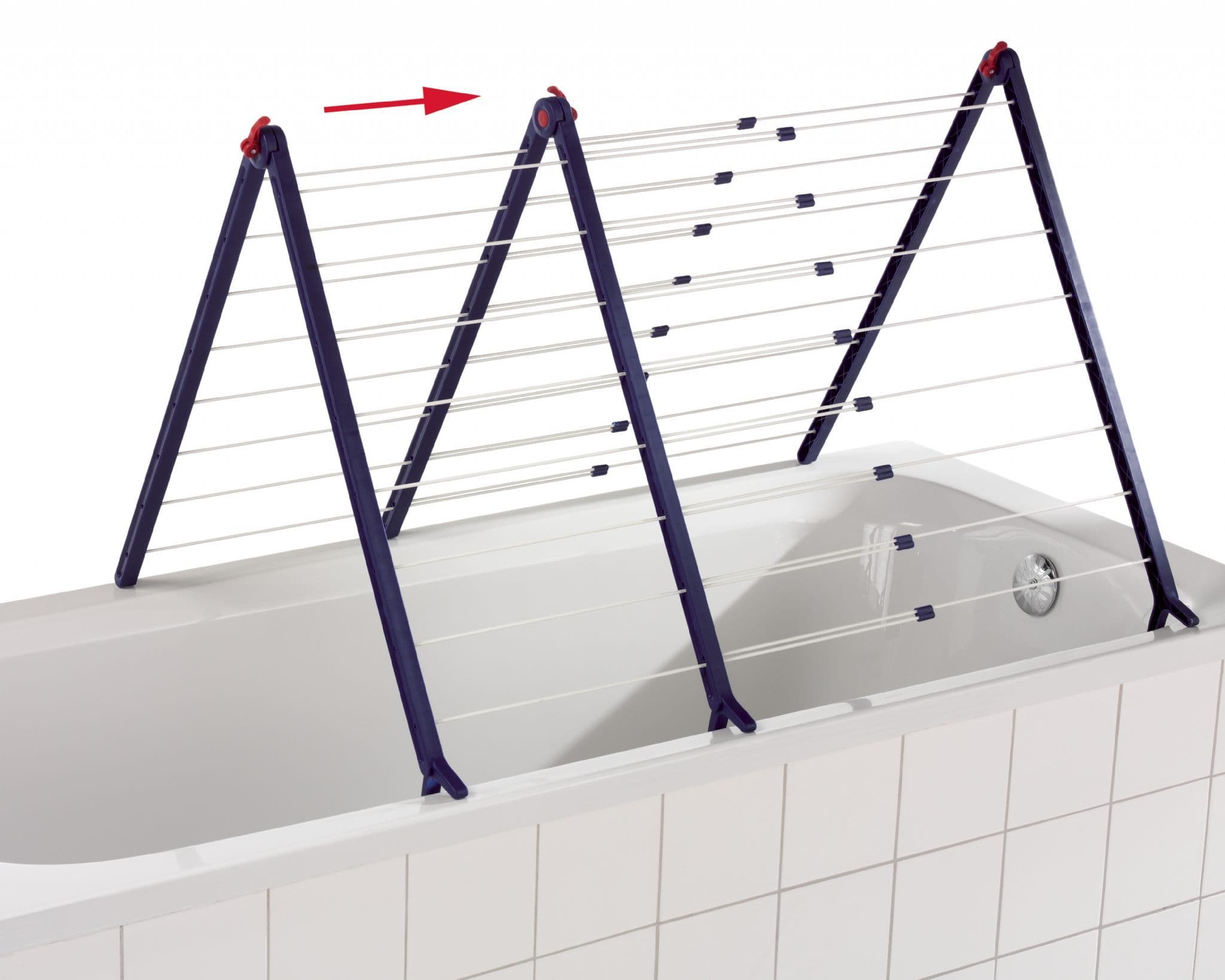 LEIFHEIT Pegasus 190 Bath Extendable Folding Clothes Laundry Airer Dryer - Leifheit