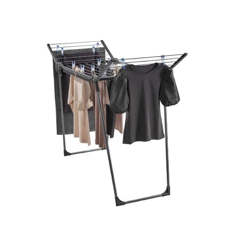 LEIFHEIT Pegasus Slim 150 Laundry Dryer Black Diamond 157x55x87cm