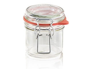 LEIFHEIT  Preserving and Storage Glass Jar With Clip Top Fastening Seal 135ml - Leifheit