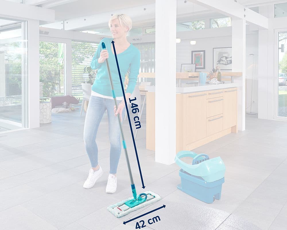 LEIFHEIT Profi XL Micro Fibre Mop with Steel Telescopic Handle - Leifheit