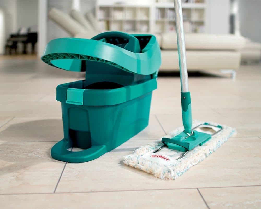 LEIFHEIT Profi XL Mobile Bucket and Mop Set - Leifheit