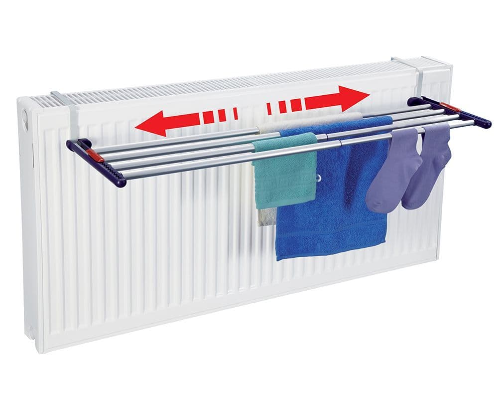 LEIFHEIT Quartett 42 Extendable Radiator Laundry Airer Dryer - Leifheit