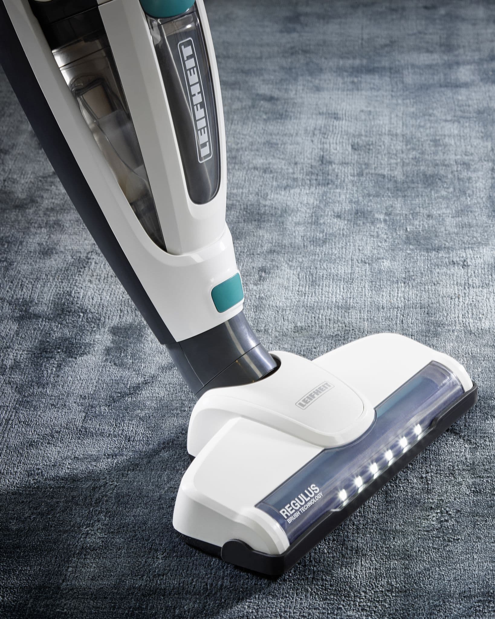 LEIFHEIT  Regulus Power Vac 2in1 Bagless Cordless Floor Vacuum Cleaner - Leifheit