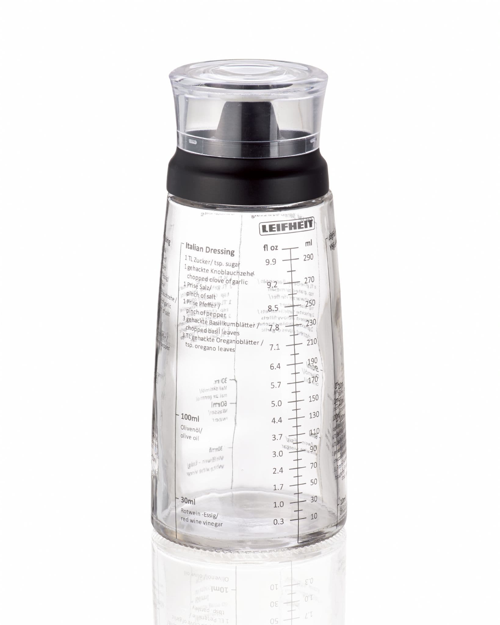 LEIFHEIT  Salad Dressing Oil Mixer Shaker Bottle 300ml - Leifheit