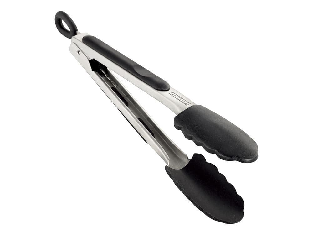 LEIFHEIT Silicone Coated BBQ Grill Kitchen Tongs 23cm - Leifheit