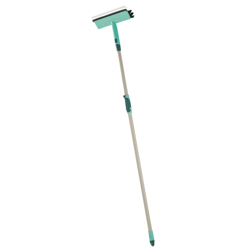 LEIFHEIT Window Cleaner With Brush And Telescopic Handle 120-200cm - Leifheit