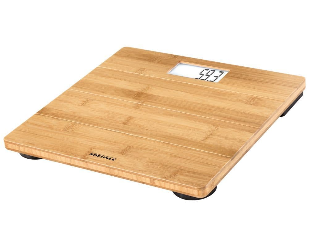 SOEHNLE Natural Bamboo Digital Bathroom Scales - Leifheit