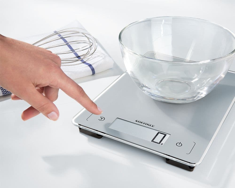 SOEHNLE Page Dishwasher Safe Water Proof Digital Kitchen Weighing Scales - Leifheit