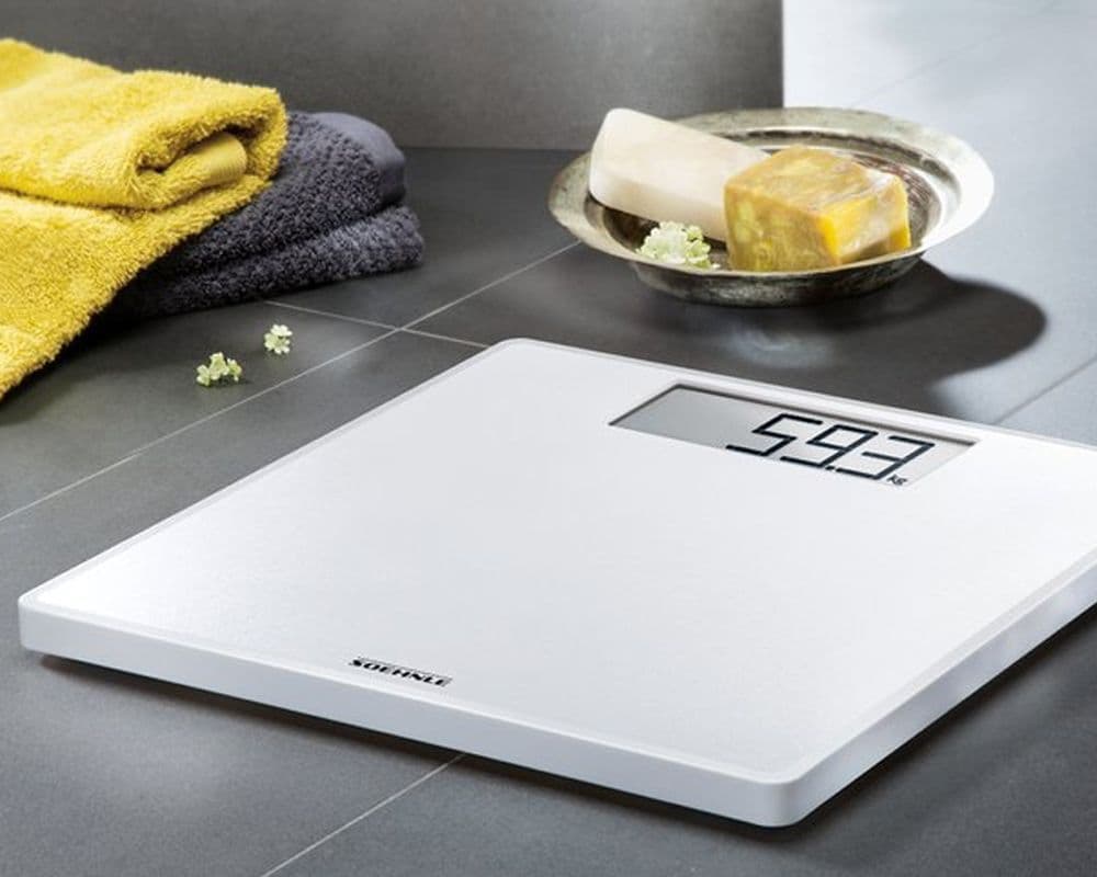 SOEHNLE Style Sense Safe 100 White Bathroom Scale - Leifheit